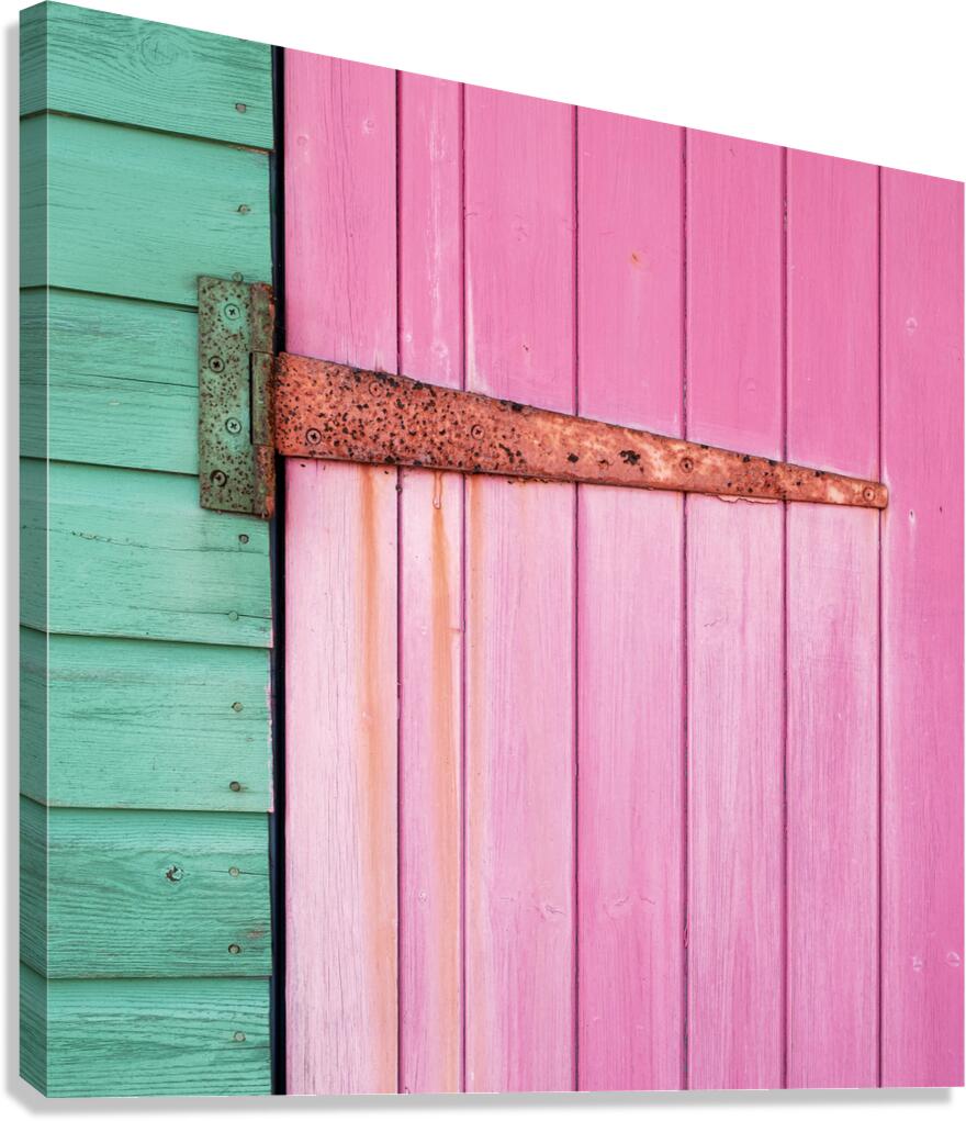 Beach Hut Hinge Canvas Print