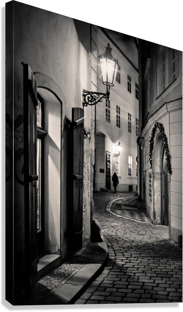 Prague Noir Canvas Print