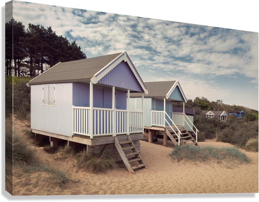 Hunstanton Beach Huts Canvas Print