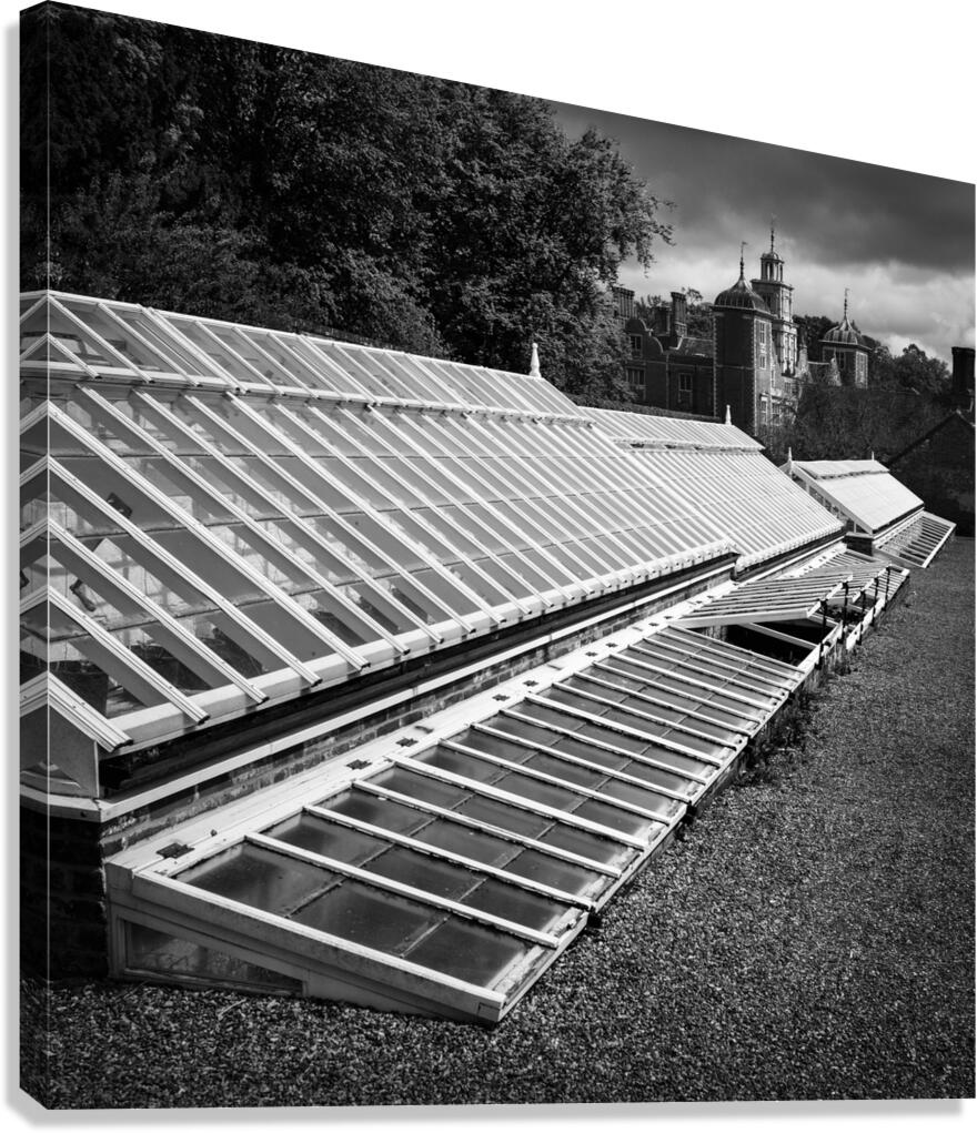 Blickling Estate Greenhouses Canvas Print