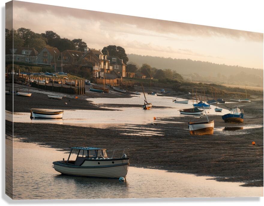 Burnham Overy Staithe Sunset Canvas Print