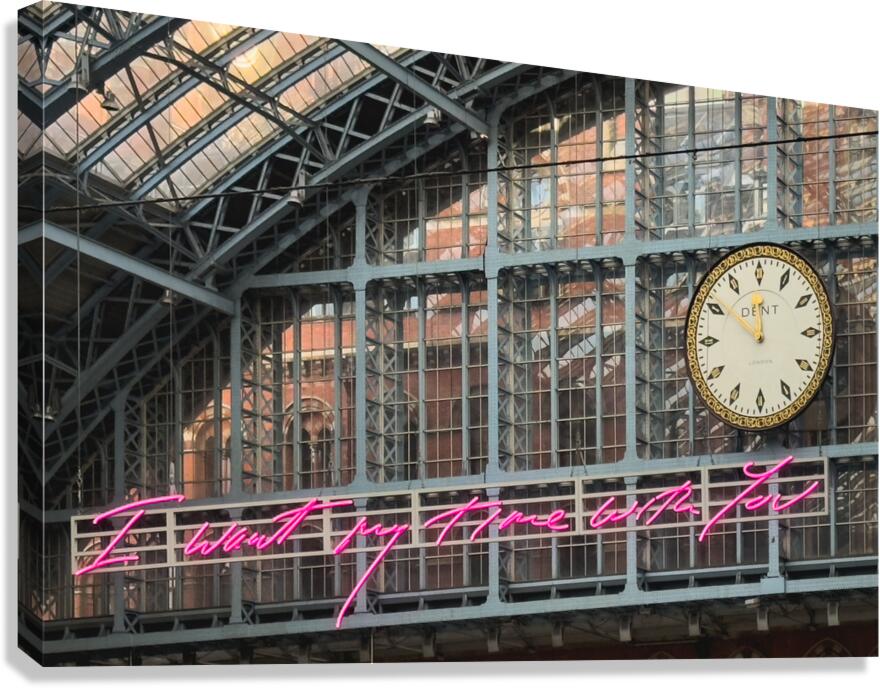 I Want My Time With You Canvas Print