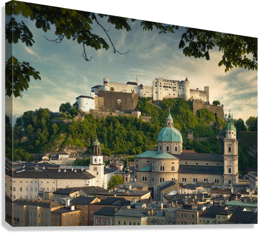 Hohensalzburg Fortress Canvas Print