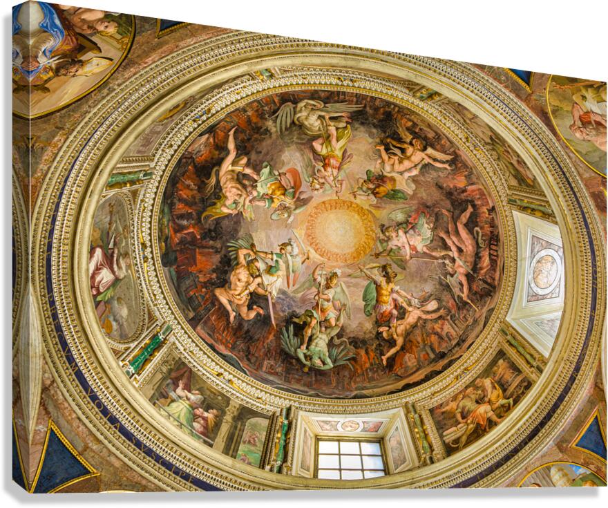 The Seven Angels Slay the Seven Devils Canvas Print