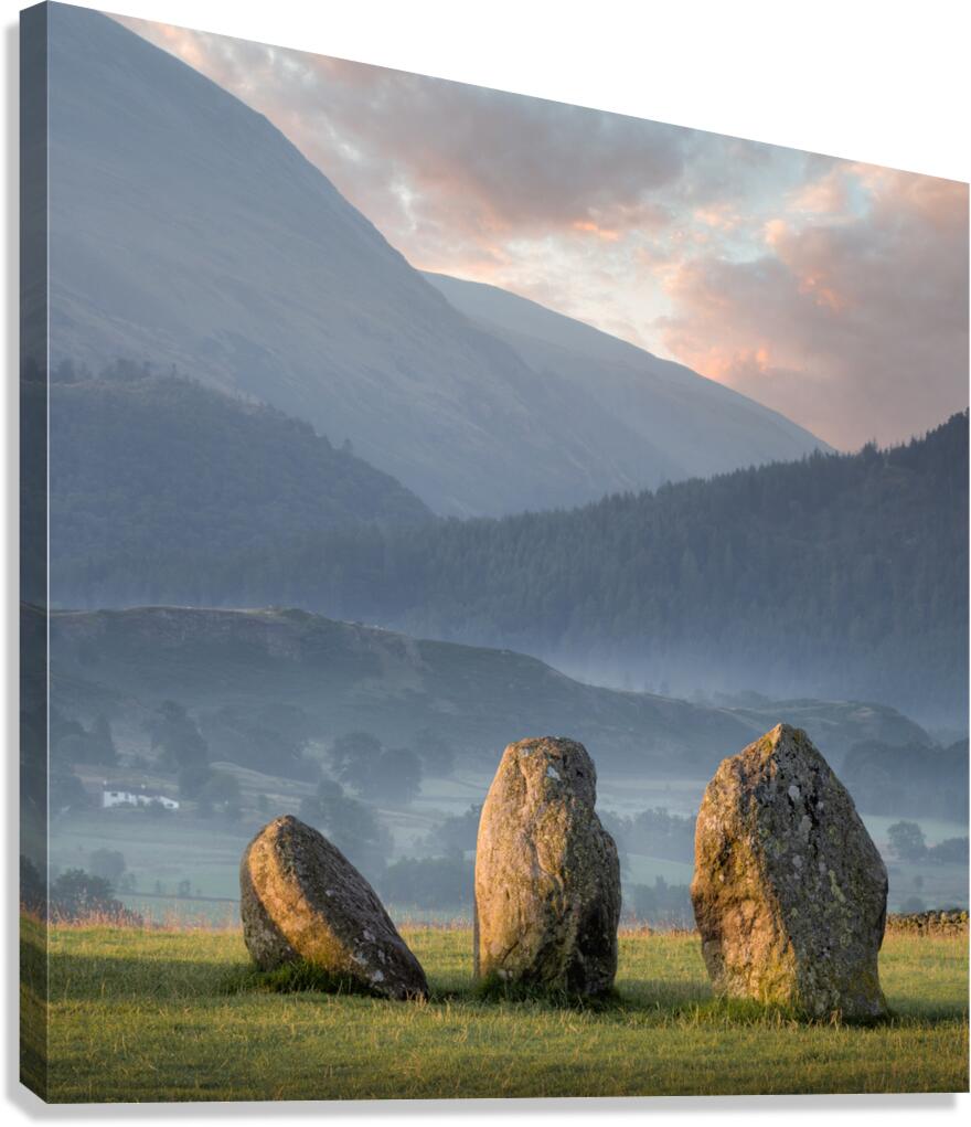 Castlerigg Stones at Dawn Canvas Print