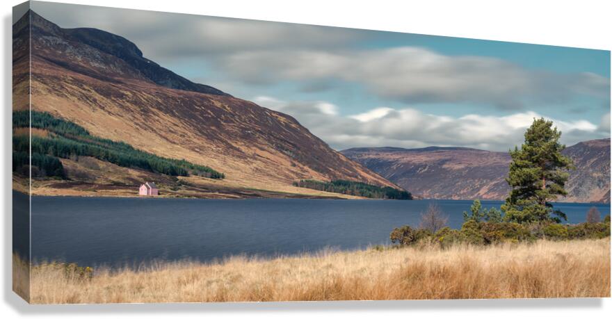 Loch Glass Panorama Canvas Print