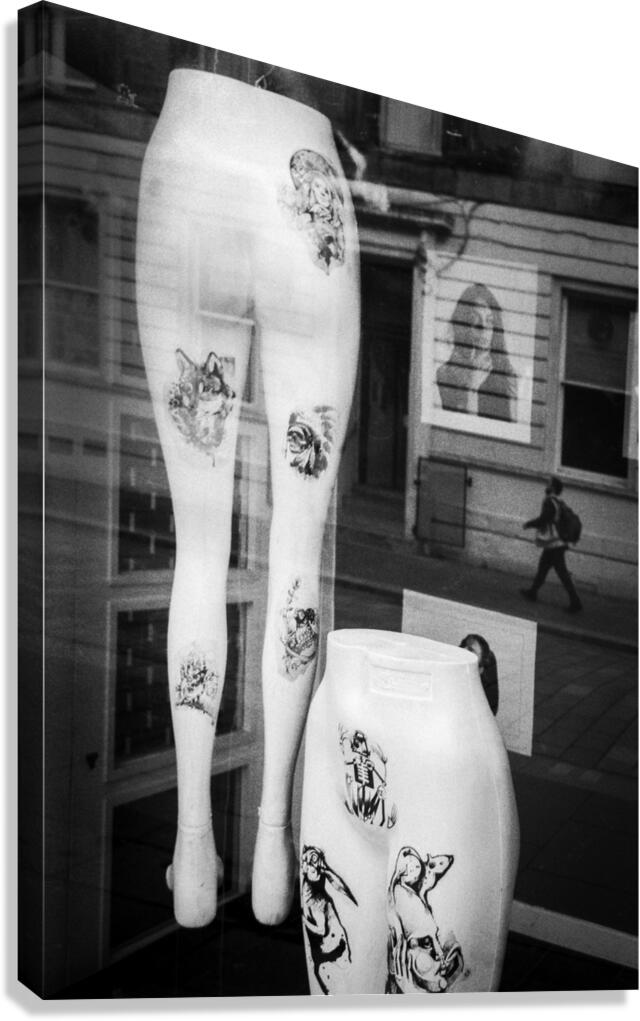 Glasgow Legs Canvas Print