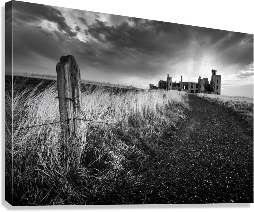 Path to Slains Castle Canvas Print