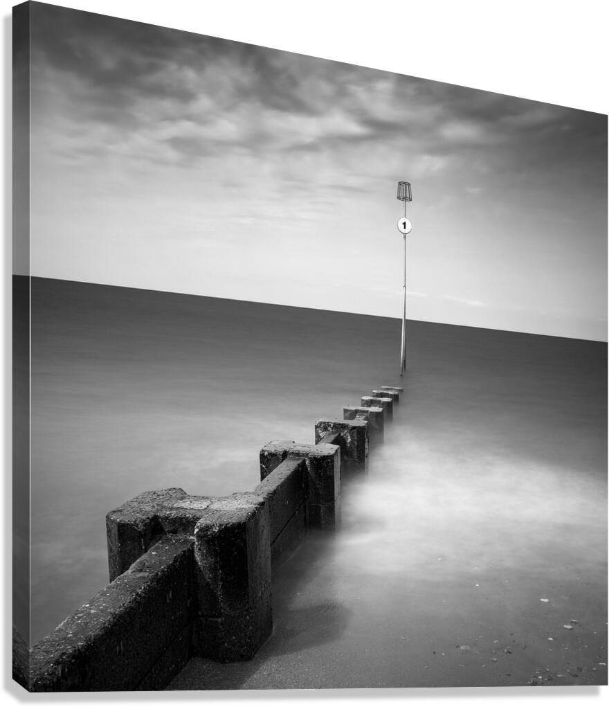 Hunstanton Groyne Marker Canvas Print