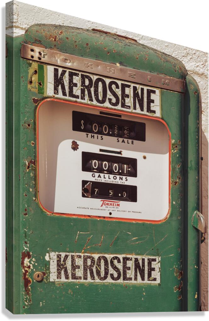 Vintage Kerosene Pump Canvas Print