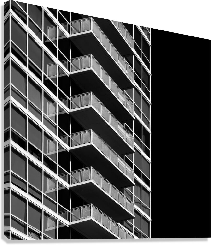 City Balconies Canvas Print