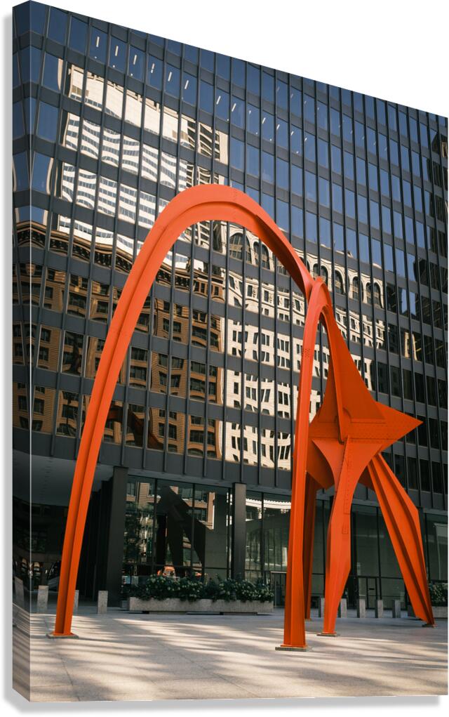 Red Flamingo Canvas Print