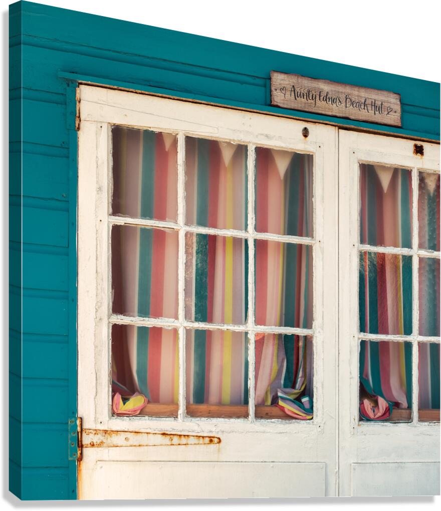 Aunty Ednas Beach Hut Canvas Print