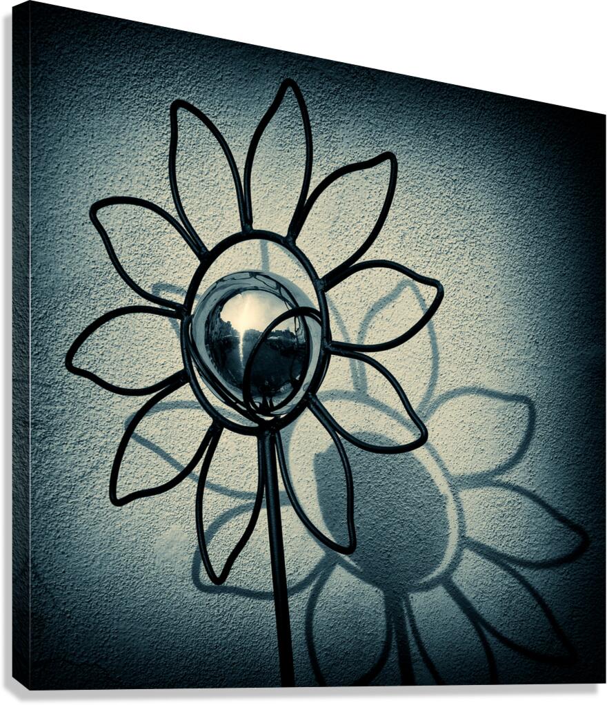 Metal Flower Canvas Print