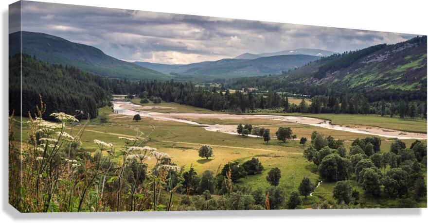 Linn of Dee Valley Canvas Print