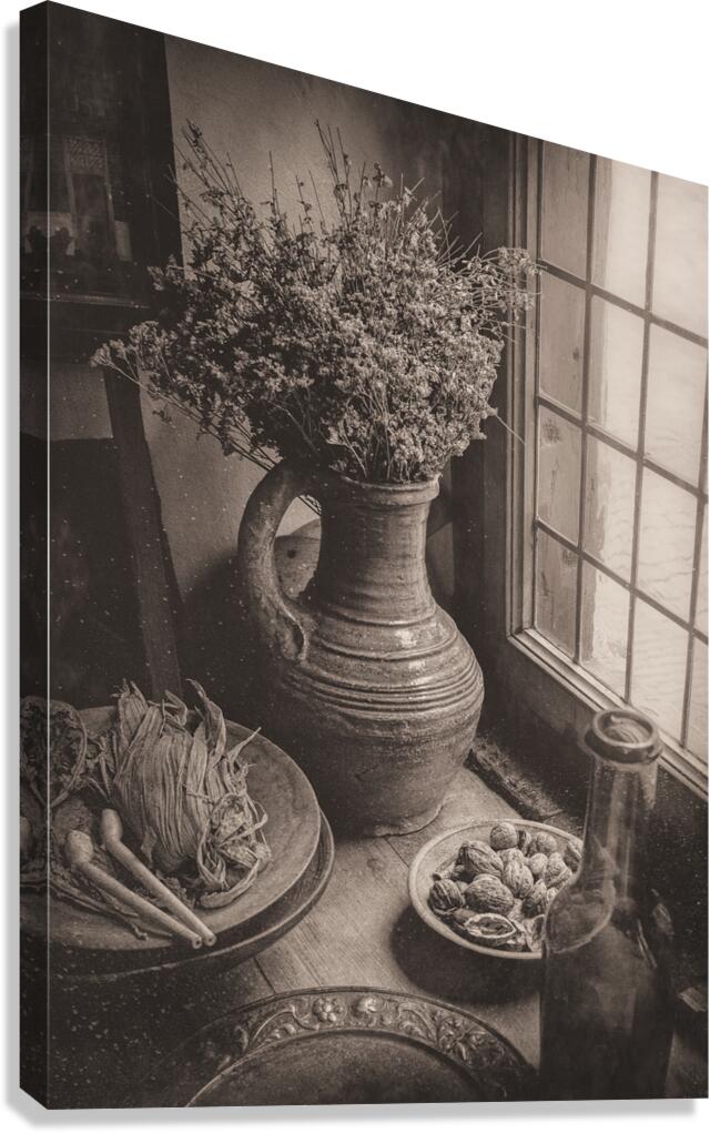 Old Farmhouse Window Canvas Print
