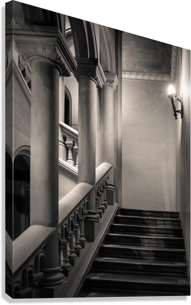 Penrhyn Castle Staircase Canvas Print