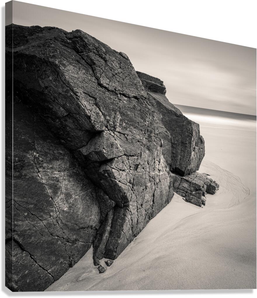 Beach Rock Canvas Print