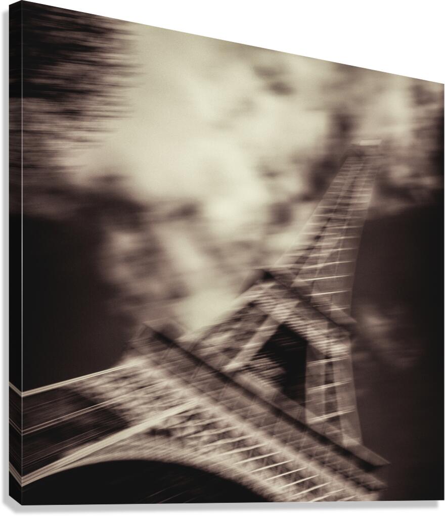 Eiffel Tower in Motion Canvas Print