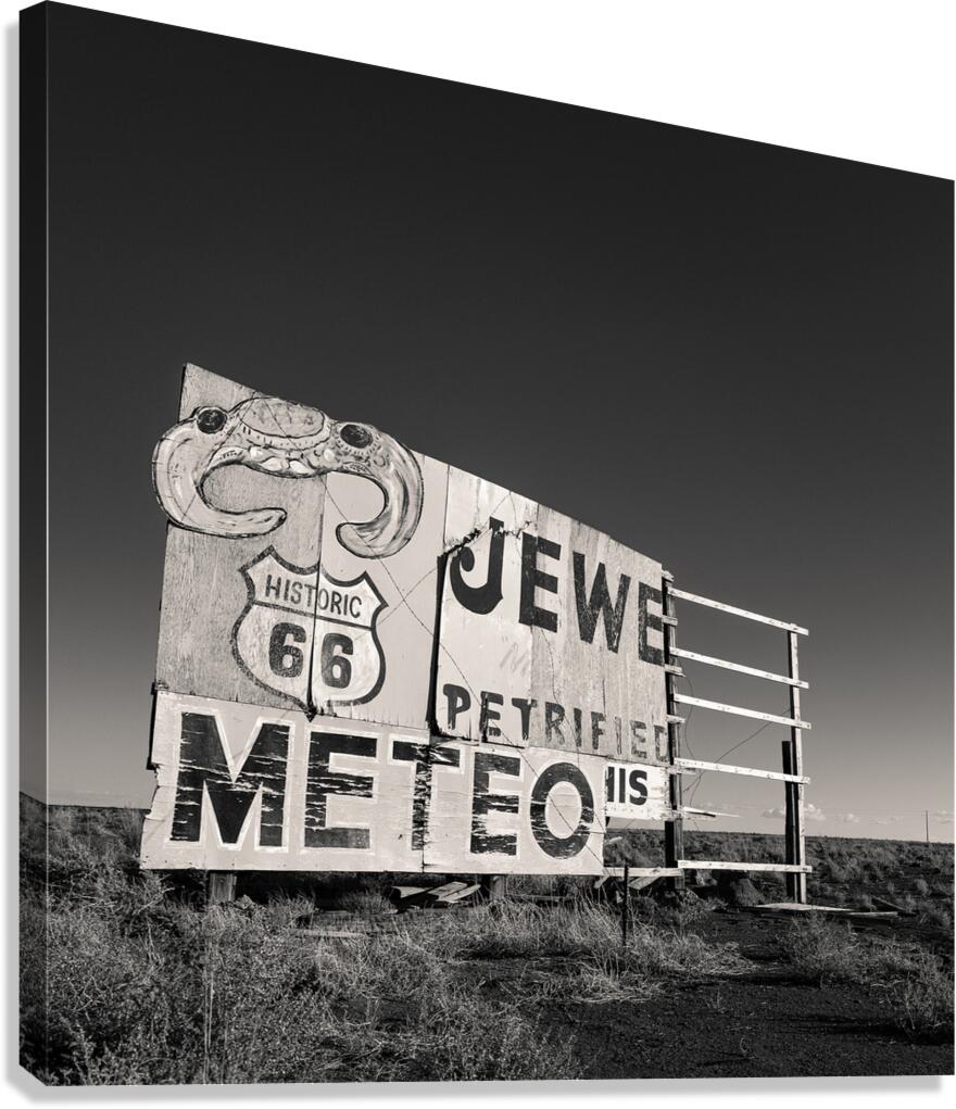 Route 66 Billboard Canvas Print