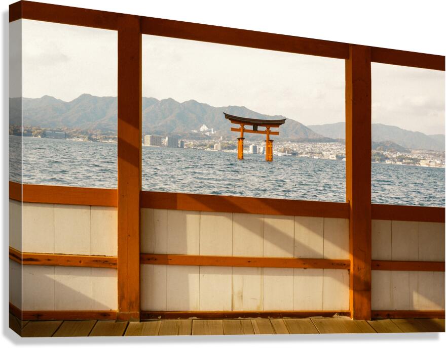 Itsukushima Shrine Otorii Gate Canvas Print