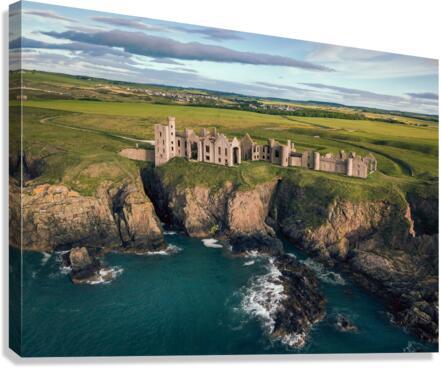 Slains Castle Canvas Print