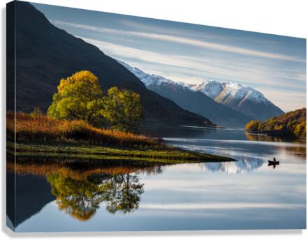 Autumn on Loch Leven Canvas Print