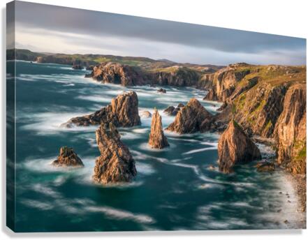 Mangersta Sea Stacks Canvas Print