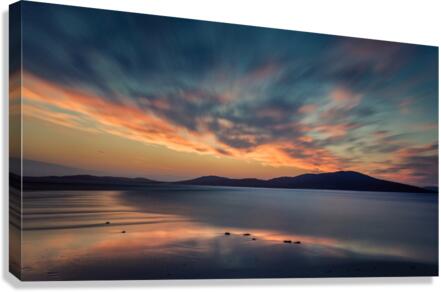 Seilebost Sunset I Canvas Print