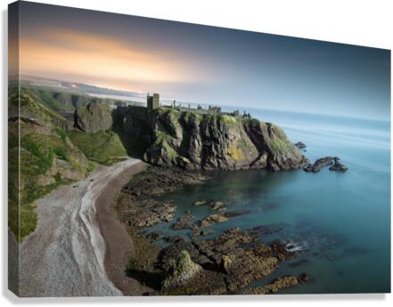 Dunnottar by Moonlight Canvas Print