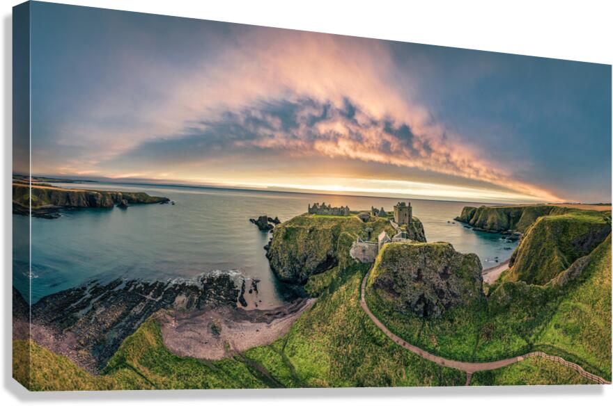 Path to Dunnottar Castle Canvas Print