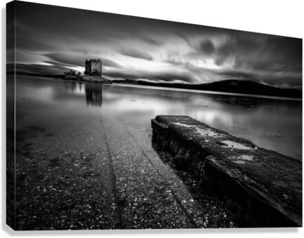 Jetty to Castle Stalker Canvas Print