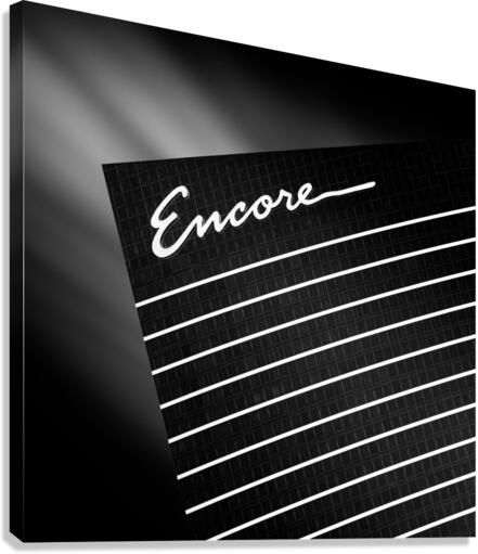 Encore Canvas Print