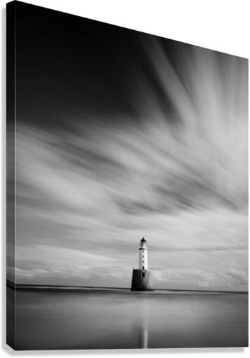 Clouds Over Rattray Head Lighthouse Canvas Print