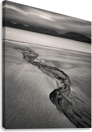 Luskentyre Sand Tracks Canvas Print