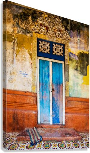 Cambodian Door Canvas Print