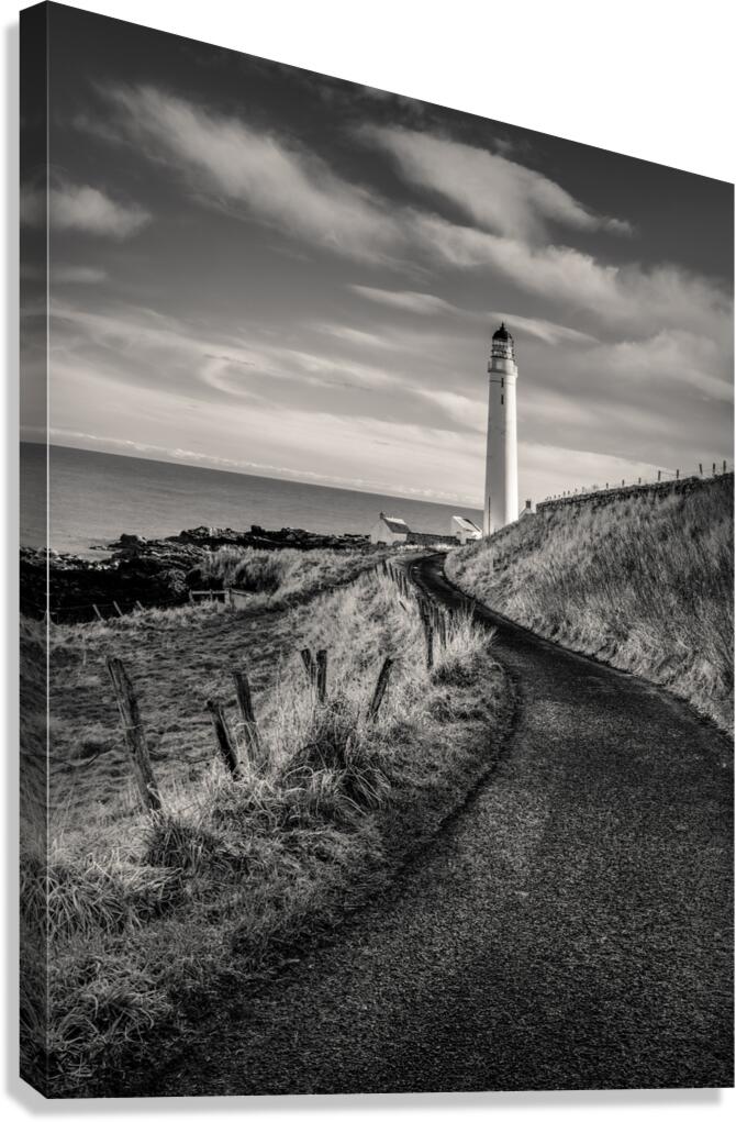 Road to Scurdie Ness Canvas Print