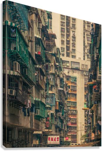 Backstreets of Macau Canvas Print