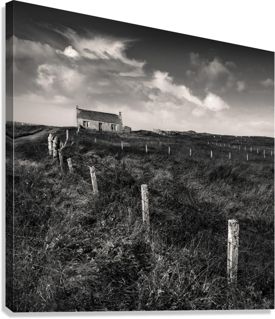 Abandoned Cottage on South Uist Canvas Print