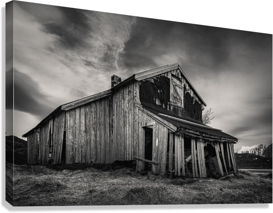 Old Norwegian Barn Canvas Print