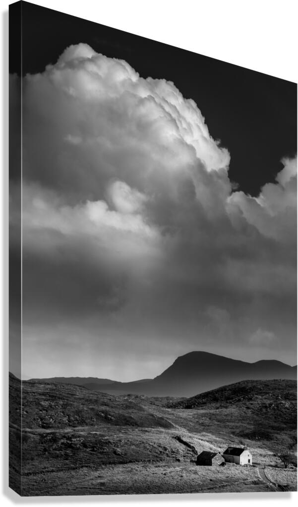 Clouds over Clashnessie Canvas Print
