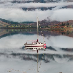 Moored on Loch Duich
