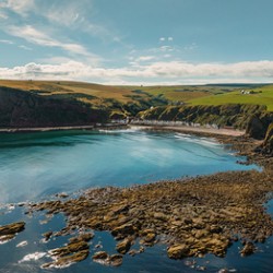 Pennan Coastline Panorama