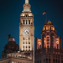 Wrigley Building Clock Tower