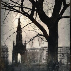 Scott Monument Silhouette