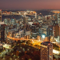 Nightfall Over Tokyo Bay