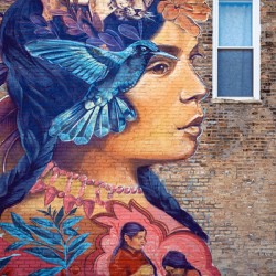 La Malinche Wall Mural