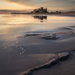 Bamburgh Castle at Dawn