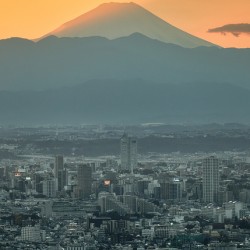 Mount Fuji Sunset