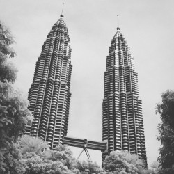Petronas Towers Infrared